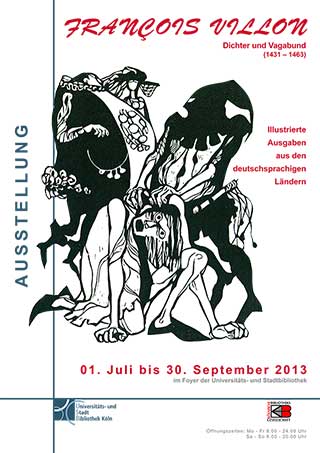 Plakat zur Ausstellung "Francors Urllon" in der USB Köln.