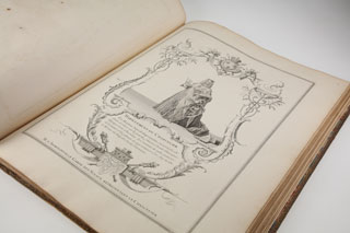 Foto einer historischen Festschrift aus 1732.