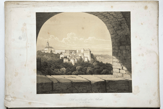 Foto einer Landschaft aus "Skizzen zu dem Tagebuche von Adalbert Prinz von Preussen".