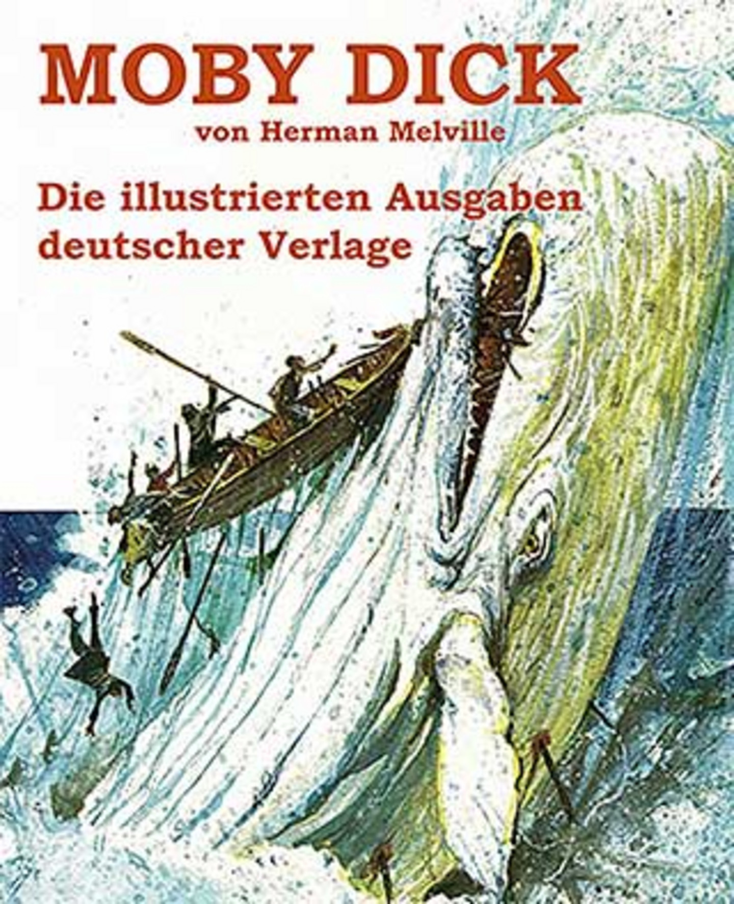 Plakat zur Ausstellung "Moby Dick" in der USB Köln.