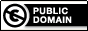 Logo von "public domain"