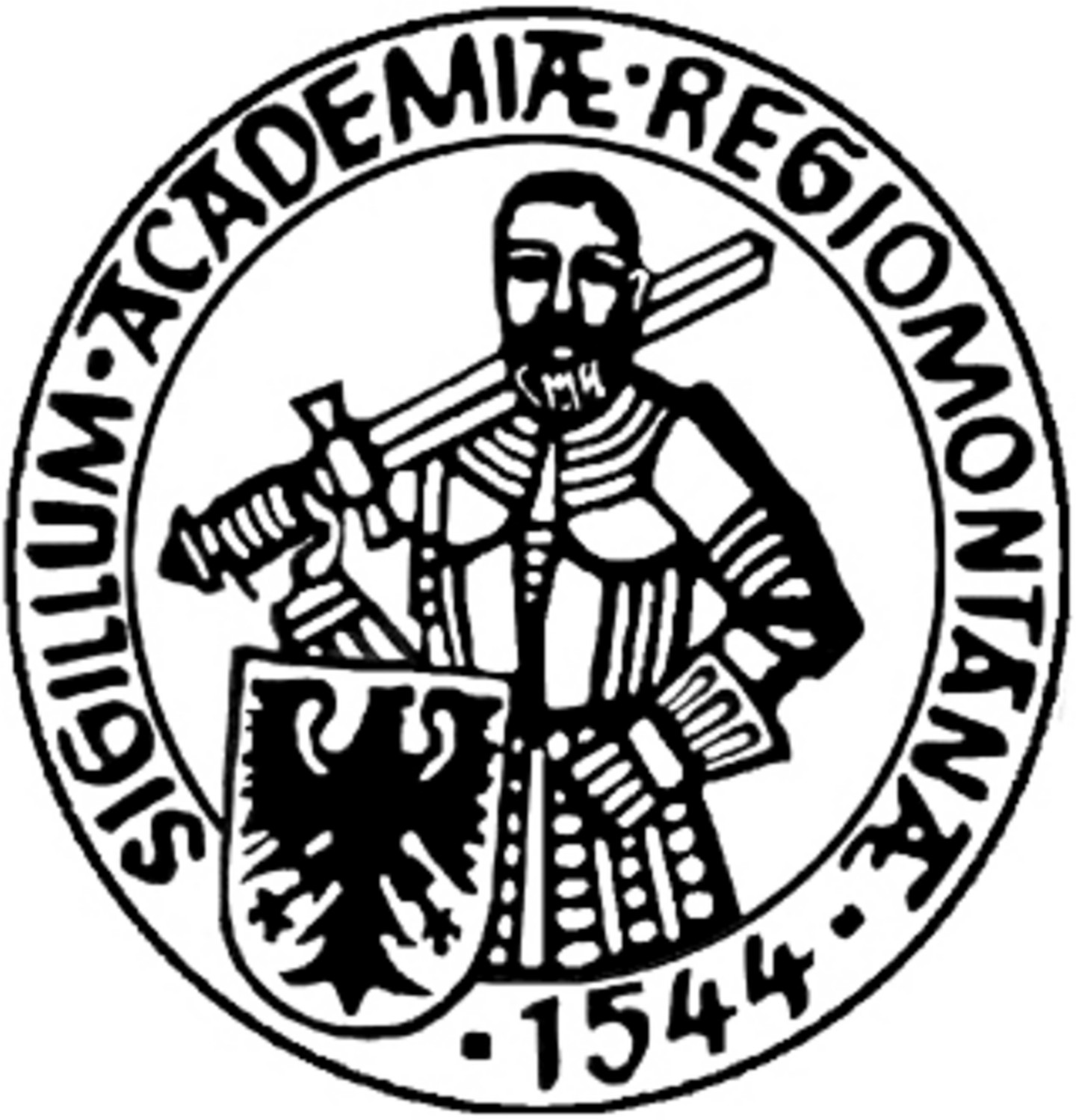 Eine Abbildung des Siegels der Universität Königsberg um 1544.