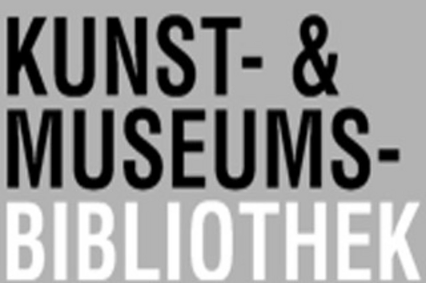 Das Logo der Kunst- & Museumsbibliothek.