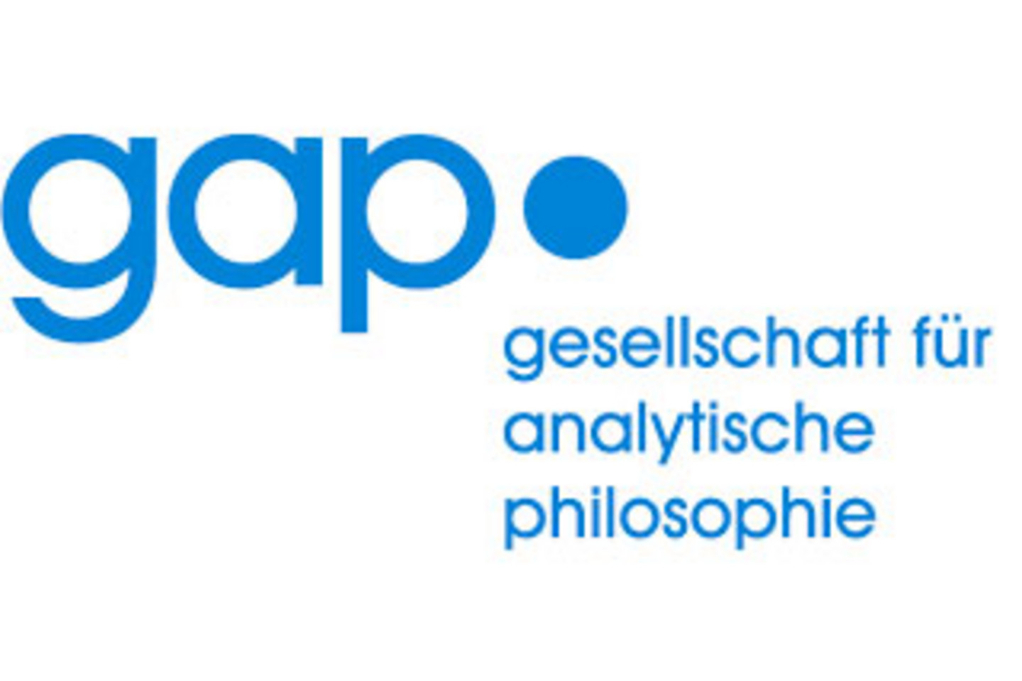 Das Logo der GAP: Gesellschaft für analytische Philosophie.