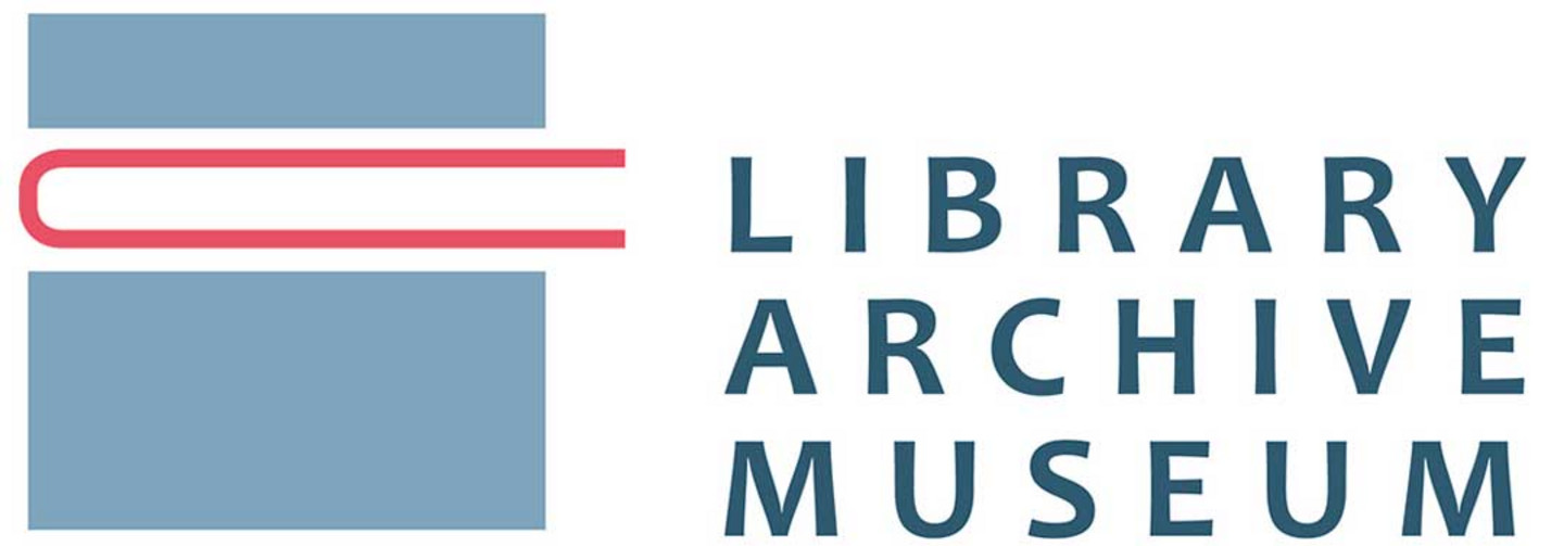 Logo des Library Archive Museum.